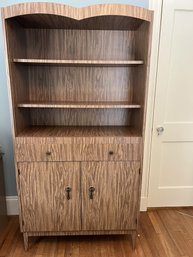 2B3/ Pretty Laminate Wood Look Hutch Cabinet With Shelves, Doors And Drawer