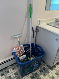2WC/ Bin - Laundry Basket/Hamper And Cleaning Supplies- Swiffer, Softsoap, Lazy-Boy Etc