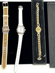 SH/ Bag 3pcs - Womens Watches - Timex, Jacques Carpentier, Quartz