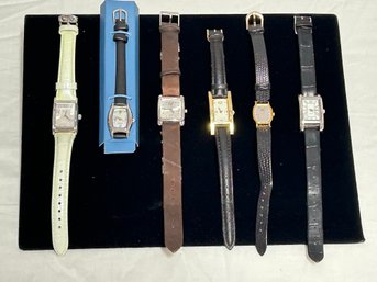 SH/ Bag 6pcs - Womens Watches - Quartz, Relic, Seiko Etc - Numbers And Roman Numerals