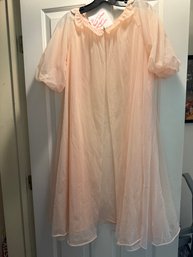 Vintage Vanity Fair Peach Nightgown
