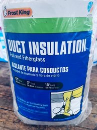 Duct Insulation -  Brand New Roll Of Insulation 15ft L X 12in W X 2in Thick