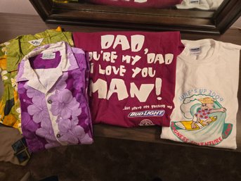 Hawaiian Shirts,  Budlight Dad, Surfing Shirts