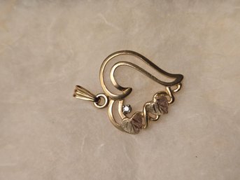 10k Gold Heart Pendant