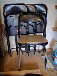 Black Folding Chair Set Of 4
