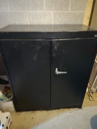 Black Metal Cabinet