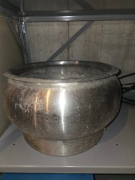 Silver XL Flower Pot