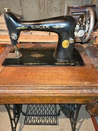 Singer Sewing Machine With Table