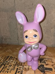 Ceramic Child Easter Vintage Figurine