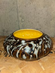 Vintage Bowl Brown Ceramic
