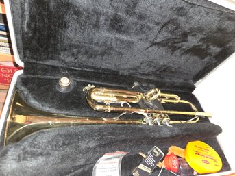 Trumpet Vintage , Needs Cleaning Be In Basement