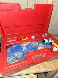 Legos Set With Container,  Misc Pieces