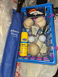 Baseballs, Suzuki Recorder, Gold Tees Misc