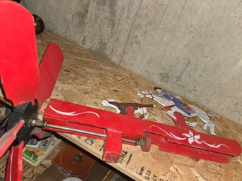 Wooden Plane To Spin In The Wind