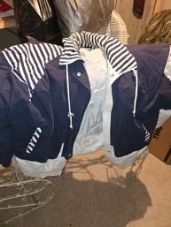 Mulberry Street Sz XL Blue White