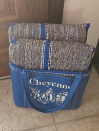 Cheyenne Blue Seat Cushions Set Of 2