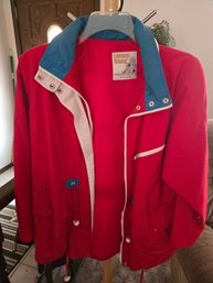 London Towne Red Jacket Sz M
