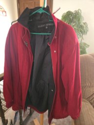 Fleet Street Red Jacket Sz XL