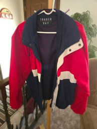 Trader Bay Red Jacket Sz M