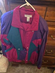 Chaver Pink Jacket And Pants Sz L