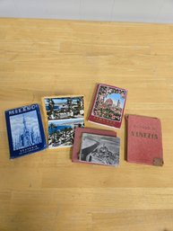 Vintage Mini Souvenir Foto Book Set Of 5