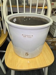 Ceramic White Pot Xlg