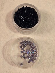 Bead Set # 5 Black Purple