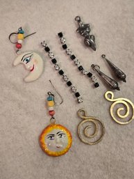 Bead Set # 25 Earrings Sun And Moon Set