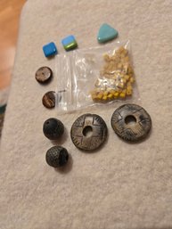 Bead Set # 27 Wood, Blue