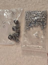 Bead Set # 28 Silver Tone