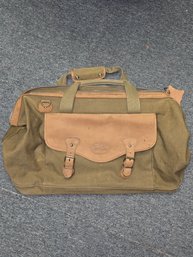 High Seirra Green Canvas Luggage Lg