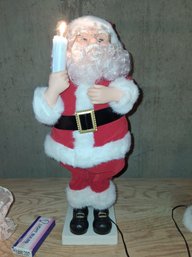 Vintage Lighted Santa Figurine 20'h