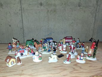 Small Ceramic Village Figurines