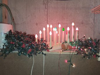 Vintage Candle Lights And Misc String Lights