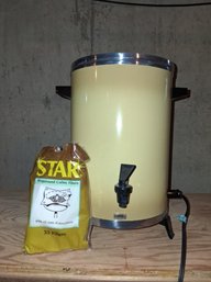 Vintage Coffee Pot And Filters