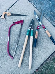 Saws, Hedge Clippers, Lopping Shears,  Pruning Saw