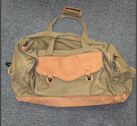 High Seirra Green Canvas Luggage Xlg