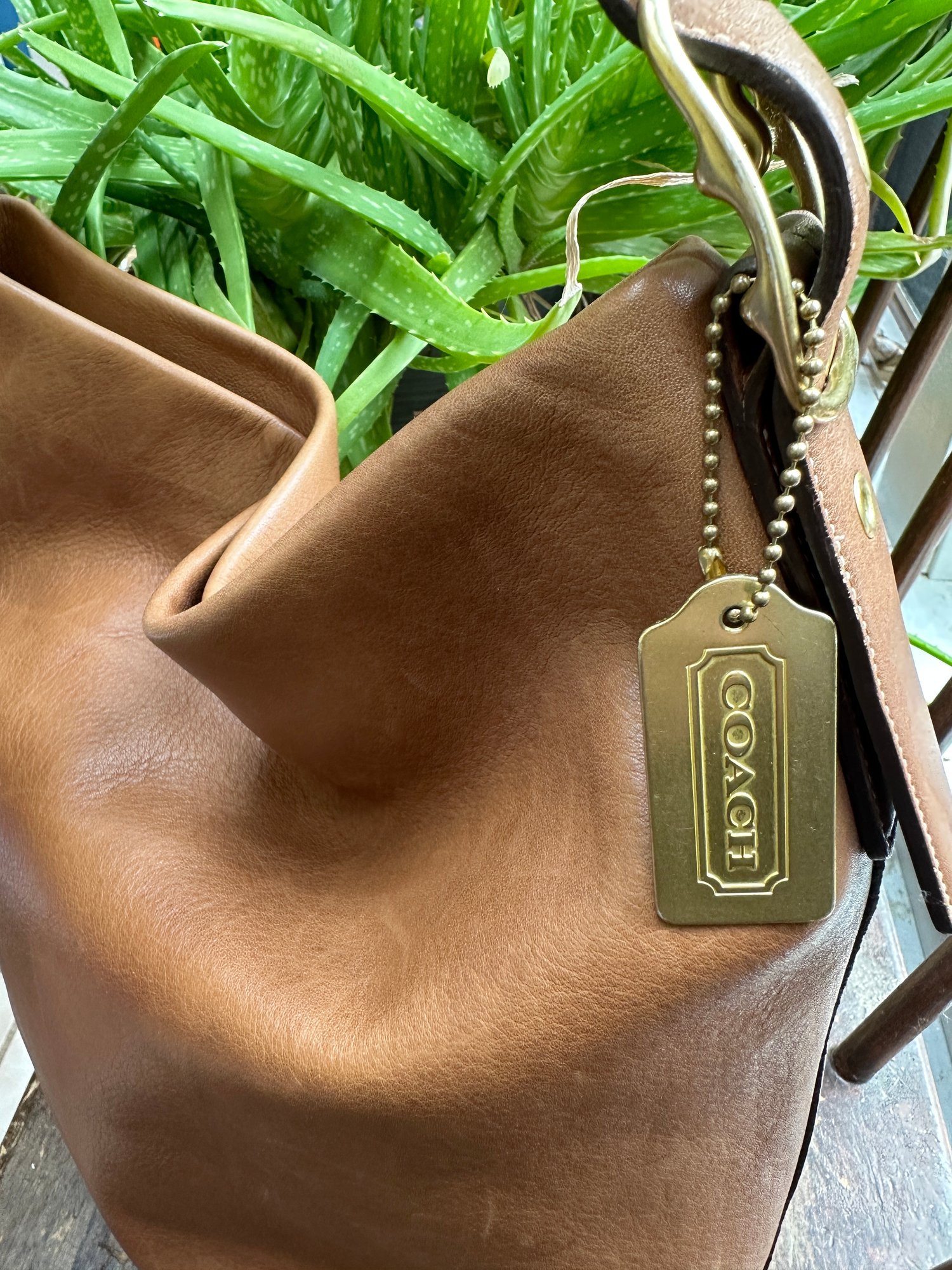 coach vintage ハンドバッグ トートバッグ 7078 総柄 キャメル 【公式