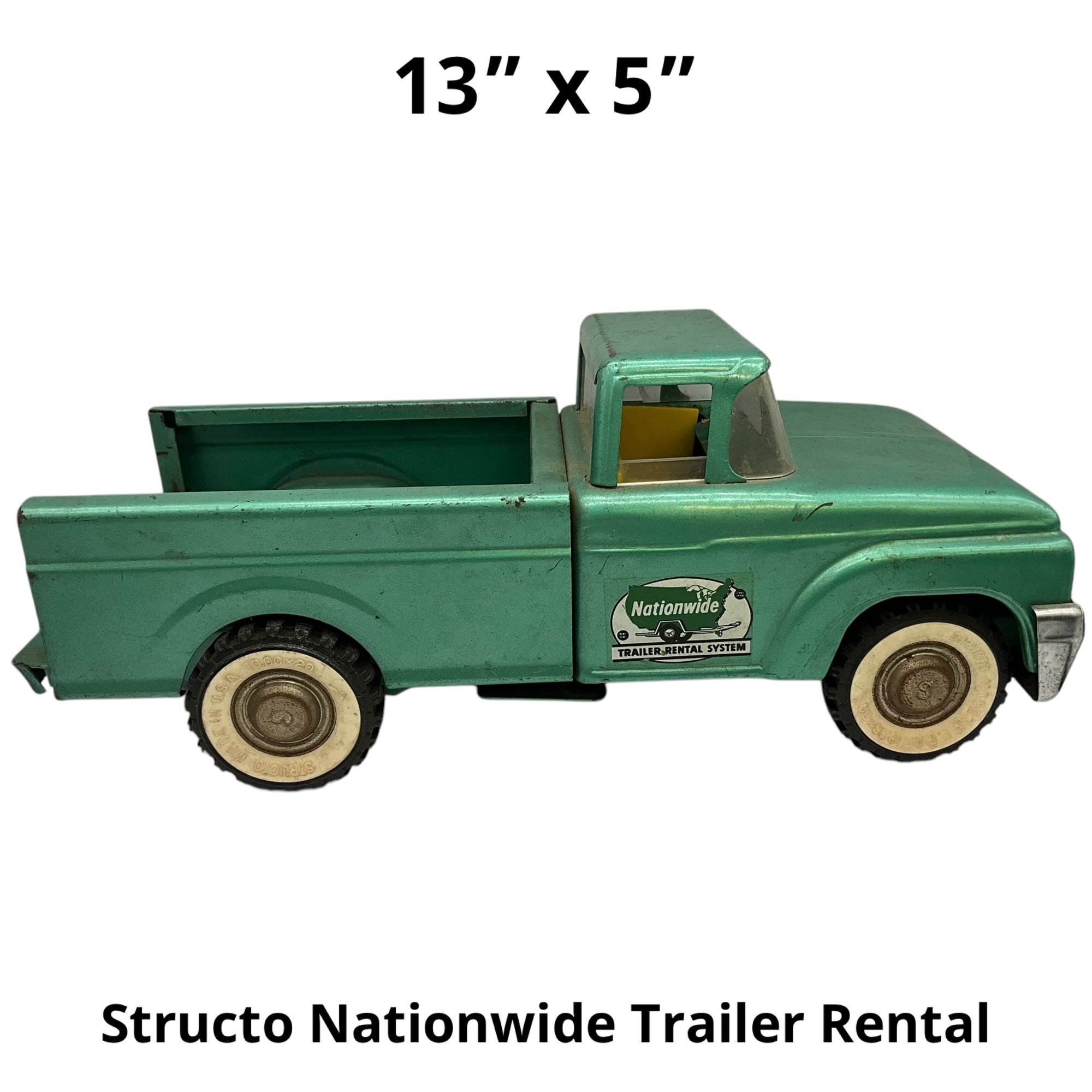 Lot 38SES- 1950s Structo Truck Nationwide System Trailer Rental - Aqua ...