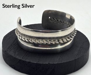 Lot 904WA - Sterling Silver Cuff Bracelet