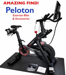 Lot 45- AMAZING FIND! Peloton Exercise Bike  & Accessories - New Mens & Womens Shoes - Heart Monitor