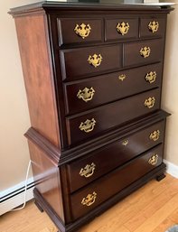 Lot 27- Kincaid Cherry Chest Of Drawers - Bedroom Furniture - Tall Boy Dresser