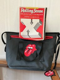Lot 472 - Rolling Stones VIP Bag & Rolling Stones 10th Anniversary Magazine Issue