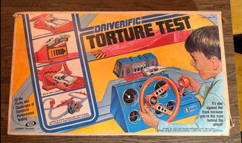 Lot 227- 1976 Ideal Driverific Torture Test With Original Box & Instructions - Vintage Toys