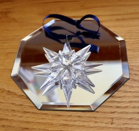 Lot 203CV - 2009 Swarovski Crystal Annual Christmas Holiday Ornament Limited Edition - Vintage