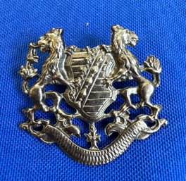 Lot 307LC - Handcrafted Scottish Kilt Pin Highland Dress - Pewter Rampant Lion Brooch
