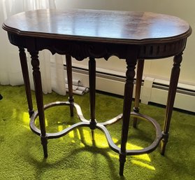 Lot 3- Really Nice! Vintage Walnut Wood Side Table - Home Furniture