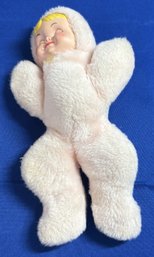 Lot 131- Vintage 1980s Fan Fair 'trudie' Rubber Face Baby Doll Wind Up Music