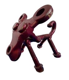 Lot 375SES- Sculptured Dog Repurposed Metal Hardware Screws & Bolts - Cool Piece!