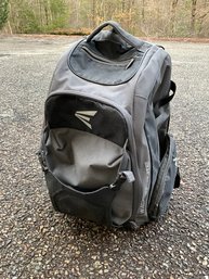 Lot 105SES- Easton Walk Off Elite Black Baseball Bat Backpack - Holds All Little League Gear!